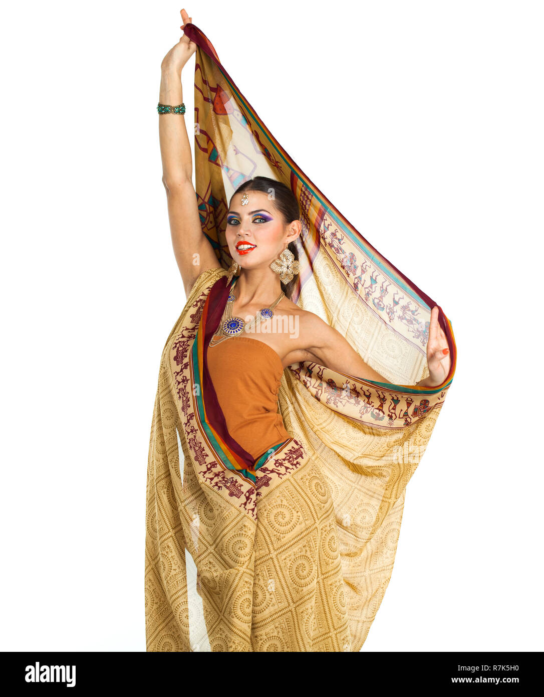 Robe indienne sari Photo Stock - Alamy