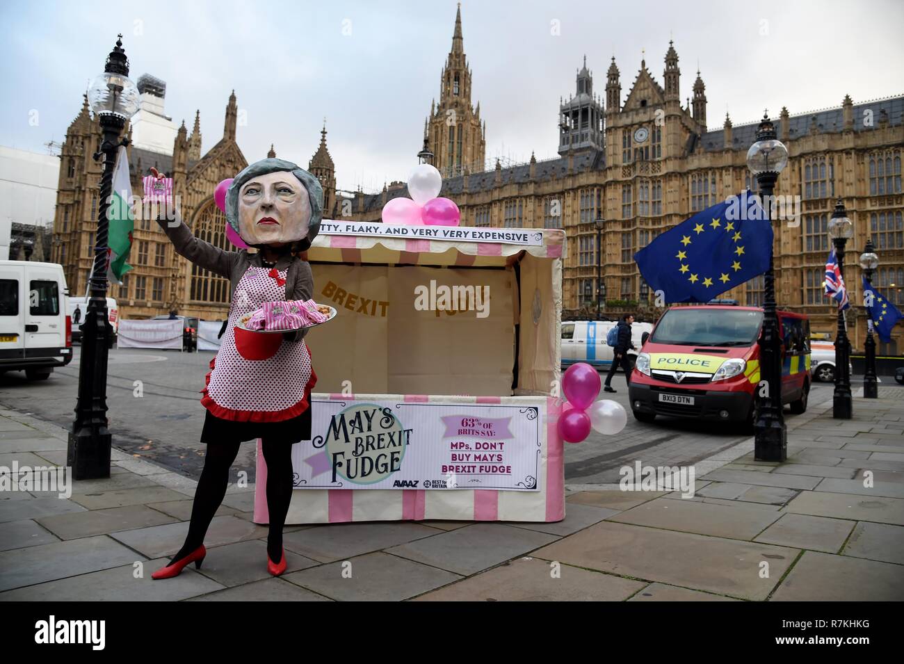 Theresa May et le décrochage Fudge Brexit, Westminster, London Crédit : Finnbarr Webster/Alamy Live News Banque D'Images