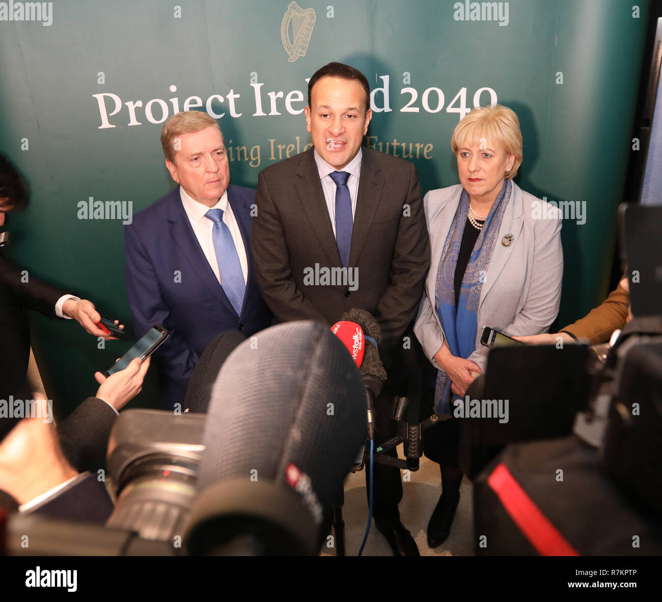 Taoiseach irlandais, Leo Varadkar déclare que le Brexit avec l'UE est "le seul accord sur la table'. Dublin, Irlande Banque D'Images