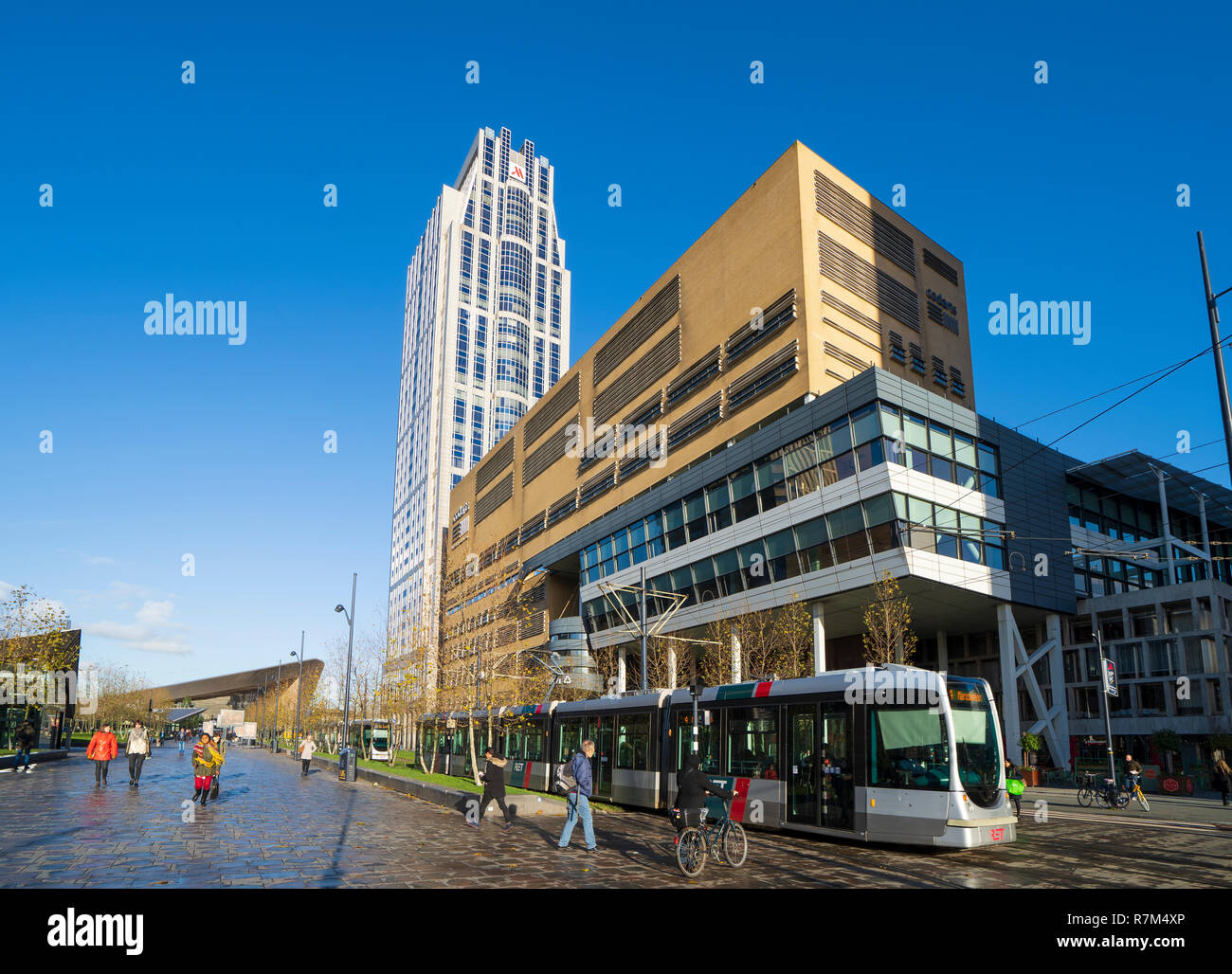 Avis de Mauritsweg dans le centre de Rotterdam, Pays-Bas Banque D'Images