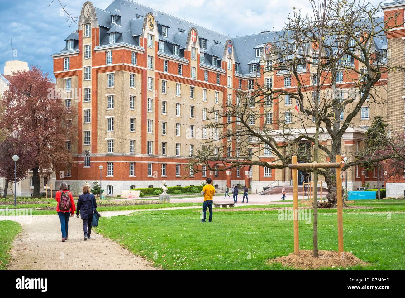 France, Paris, xive arrondissement, Cité internationale universitaire de Paris (CIUP), fondation de plusieurs résidences pour étudiants, les provinces de France Maison Banque D'Images