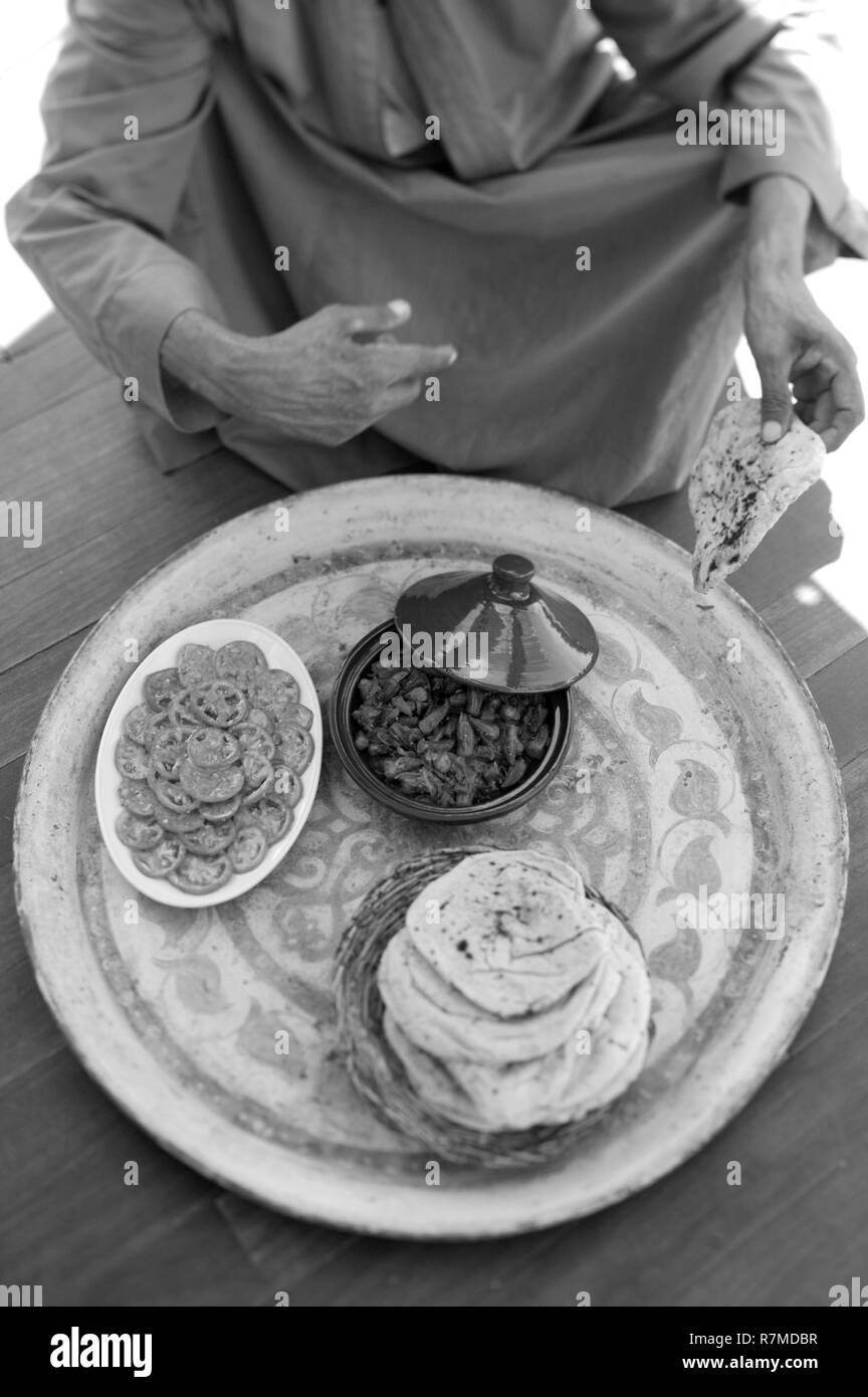 L'Egypte, l'amant de la vie du Nil et le service à bord Banque D'Images