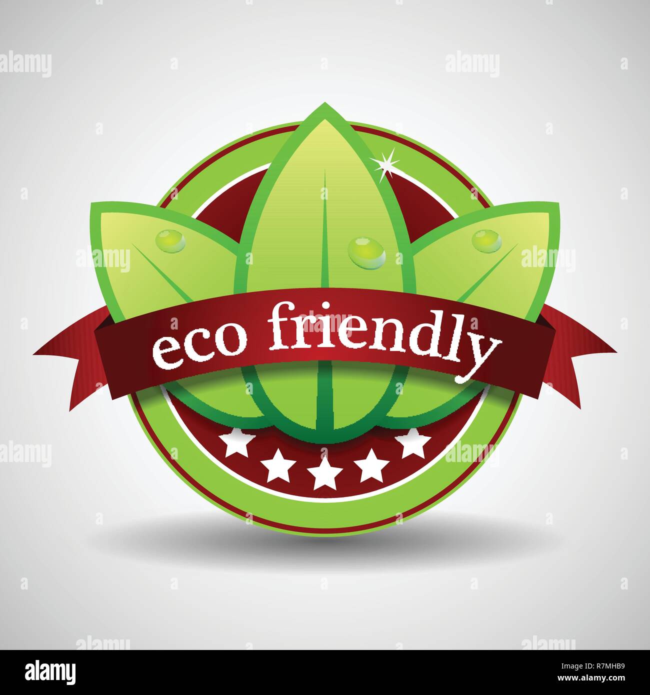 Abstract Natural Glossy Eco Label Certificat ronde, médaille, insignes ou  d'un insigne, le recyclage, le développement durable, les énergies  renouvelables, l'environnement, l'Éco Image Vectorielle Stock - Alamy