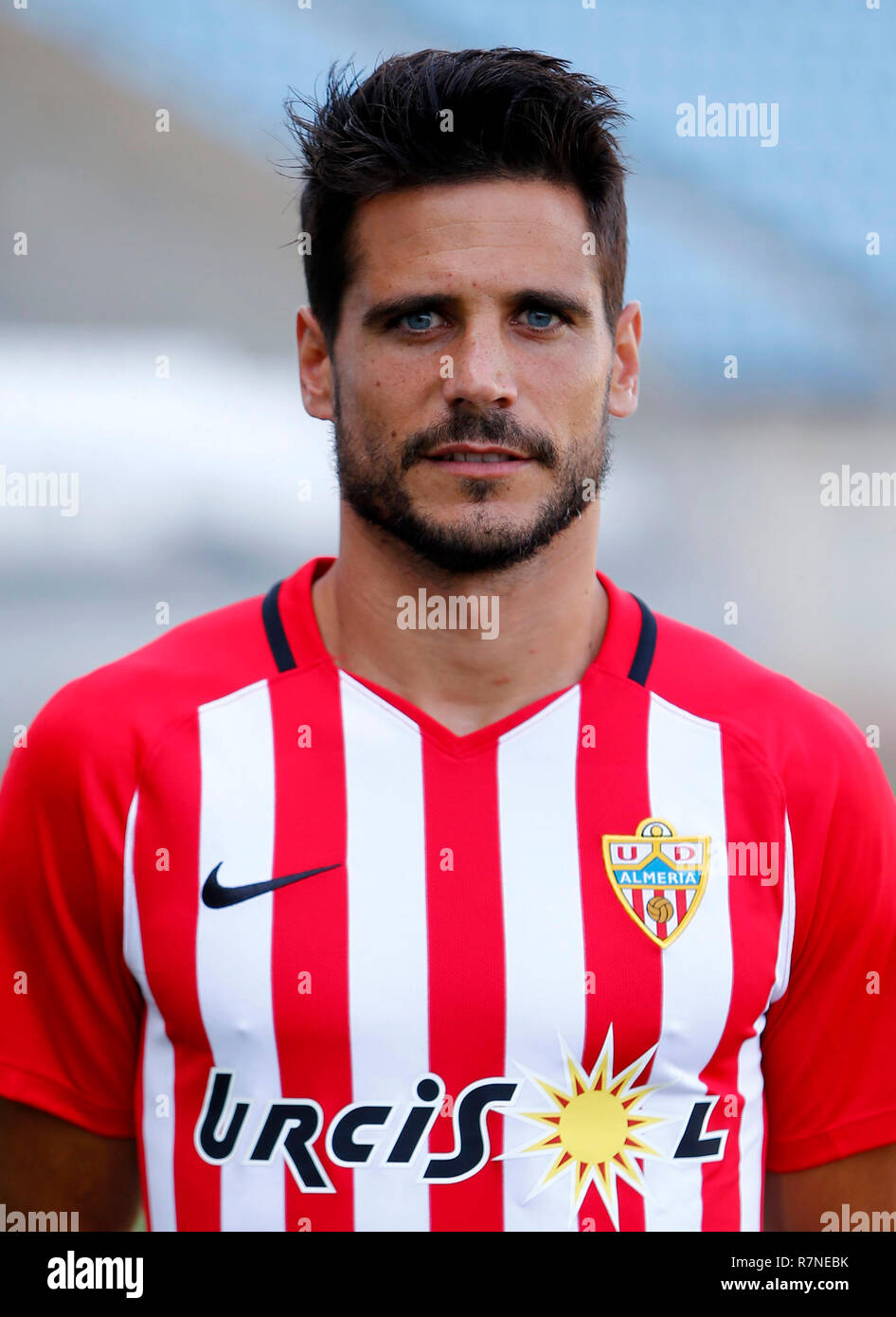 Espagne - La Liga 2018-2019   123 Union Deportiva Almeria ( / ) - Jose Antonio Navarro Jose Romera Romera ' ' Banque D'Images