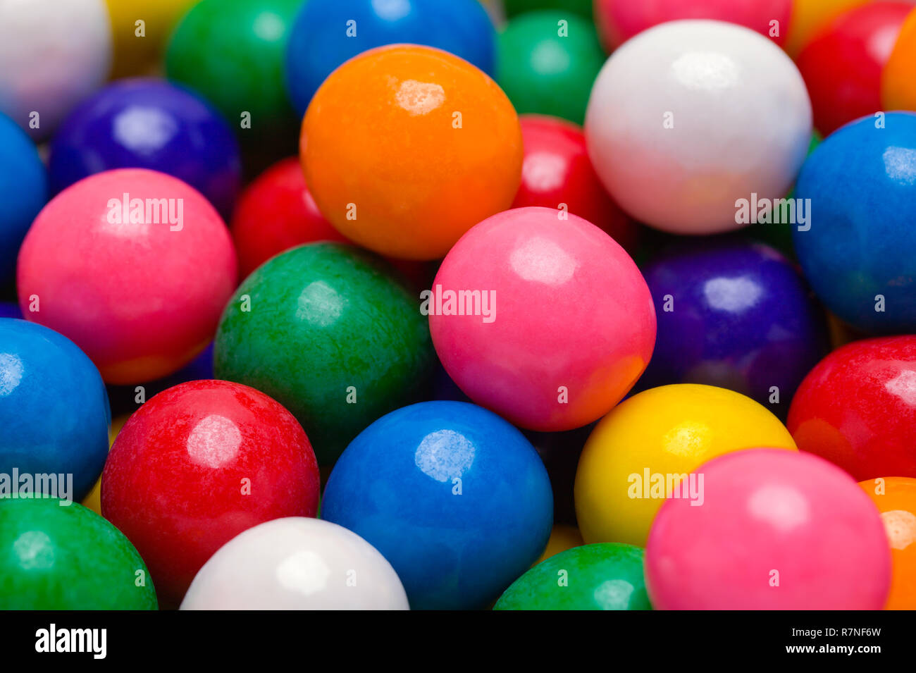 Boules De Gomme Colorées Banque D'Images et Photos Libres De