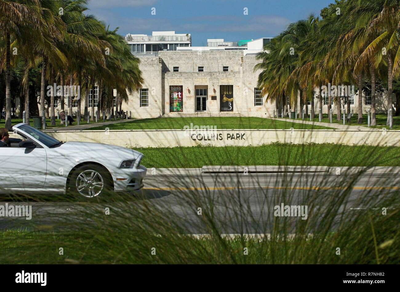 États-unis, Floride, Miami, Bass Museum, sur Collins Avenue, dans le quartier de South Beach, à Miami Beach Banque D'Images États-unis, Floride, Miami, Bass Museum, sur Collins Avenue, dans le quartier de South Beach, à Miami Beach Banque D'Images