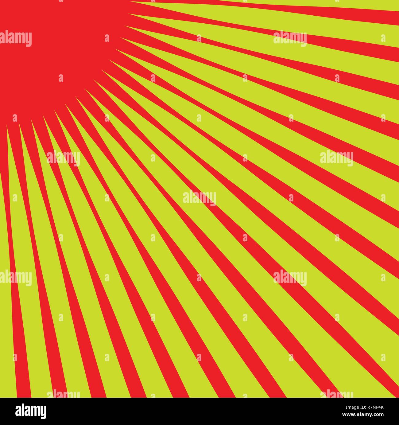 Lignes convergentes à partir d'un coin place Illustration de Vecteur