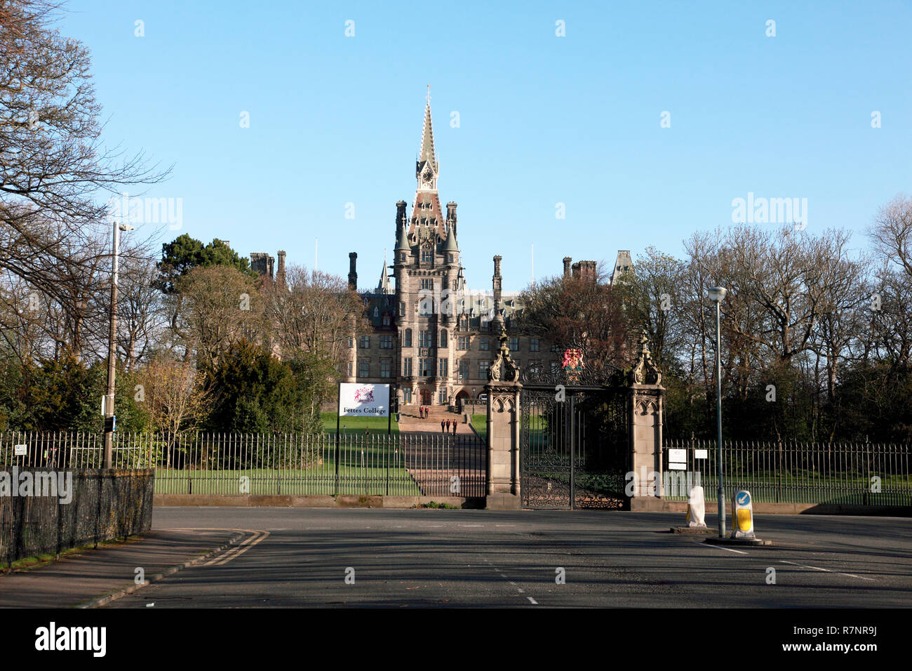 Fettes College, une école privée indépendante à Édimbourg, Écosse Banque D'Images