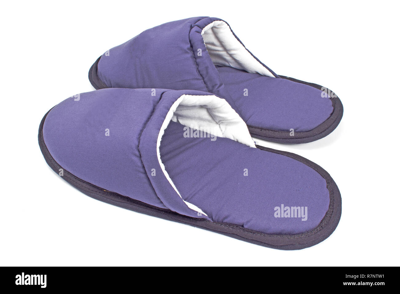 Chambre chaussons isolé sur fond blanc Banque D'Images