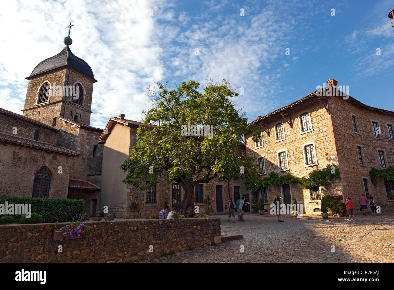 La France, l'Ain, le village médiéval de Pérouges, étiqueté les Plus ...
