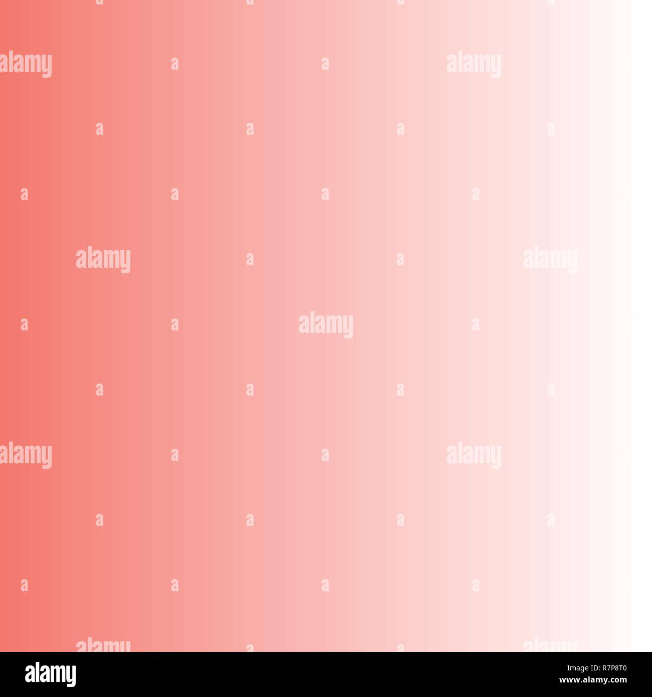 Vecteur conception créative avec gradient de blanc à couleur corail vivant. 16-1546. Illustration de Vecteur