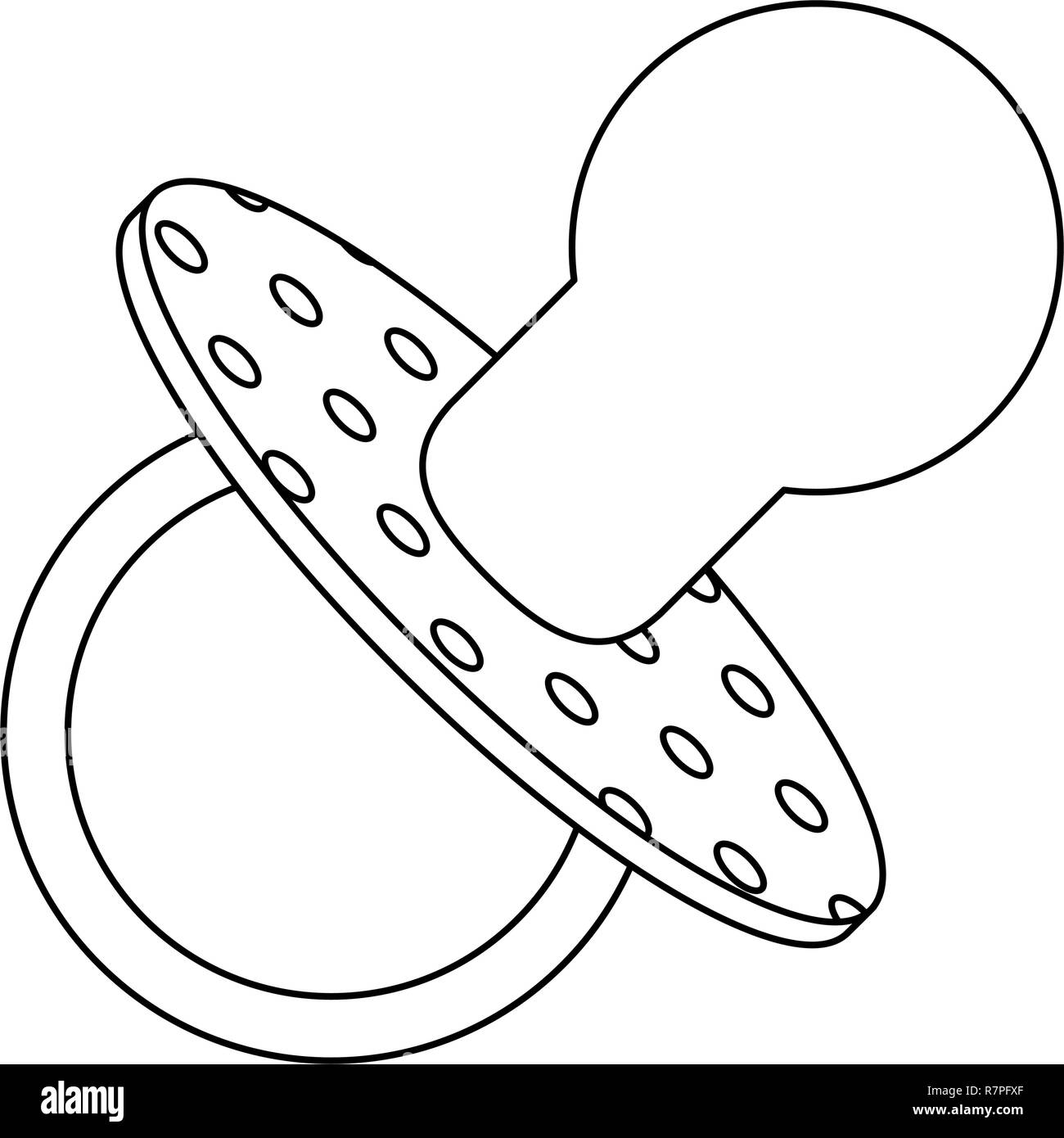 Sucette De Bebe En Noir Et Blanc Isole Image Vectorielle Stock Alamy Sucette De Bebe En Noir Et Blanc Isole Image Vectorielle Stock Alamy