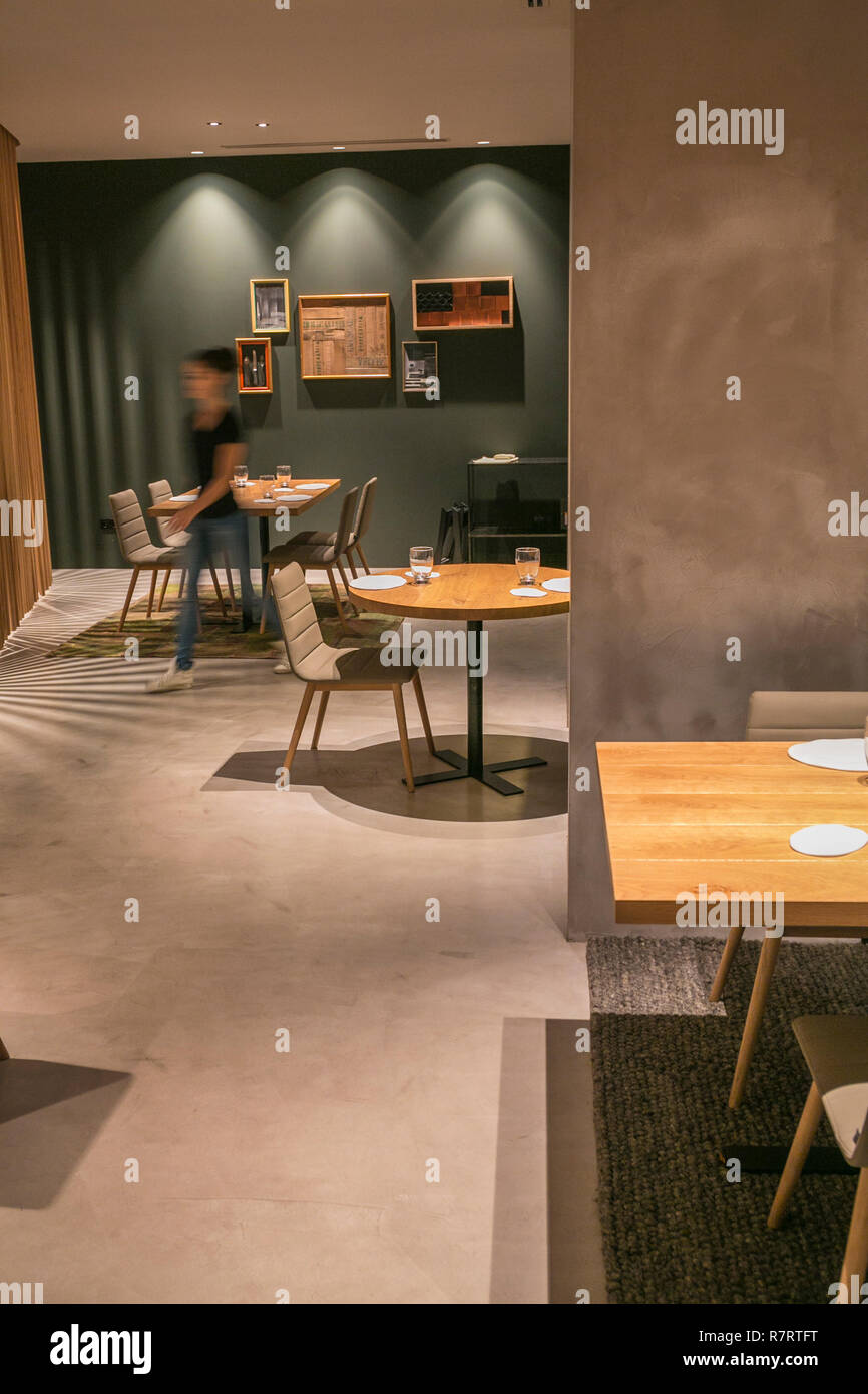 Ricard Camarena Restaurant. Ruzafa. Valence. Communauté de Valence. Espagne Banque D'Images