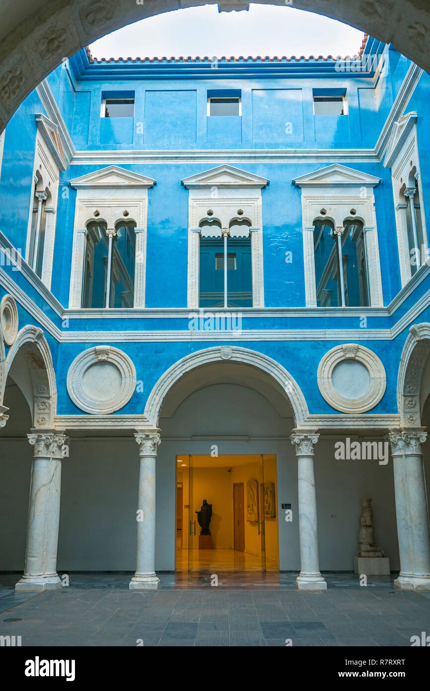 L'Ambassadeur Patio Vich. Musée des beaux-arts de Valence. Communauté de Valence. Espagne Banque D'Images