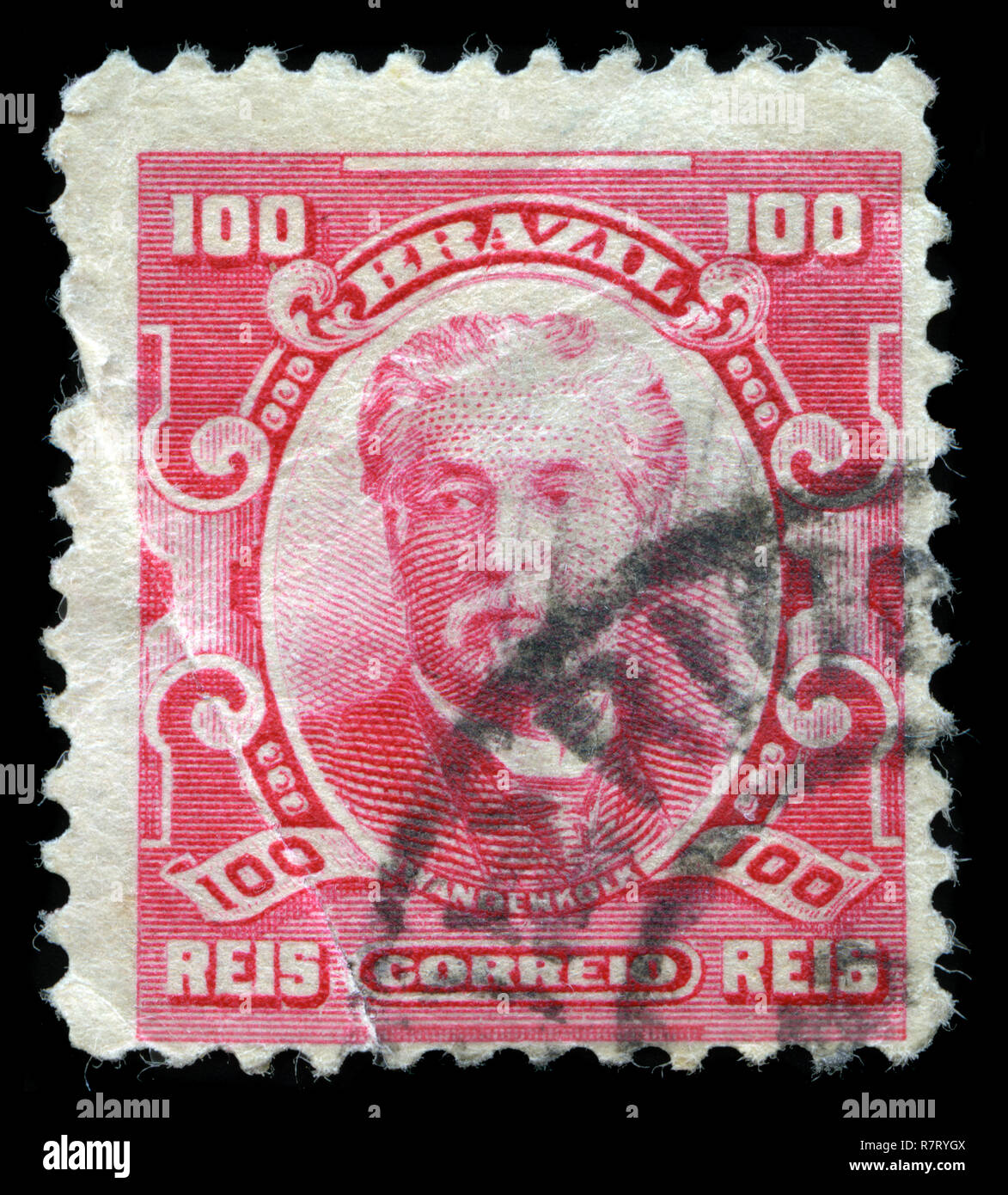 Affranchissement stramp du Brésil dans la personnalité et la liberté de la série émise en 1906 l'Allégorie Banque D'Images