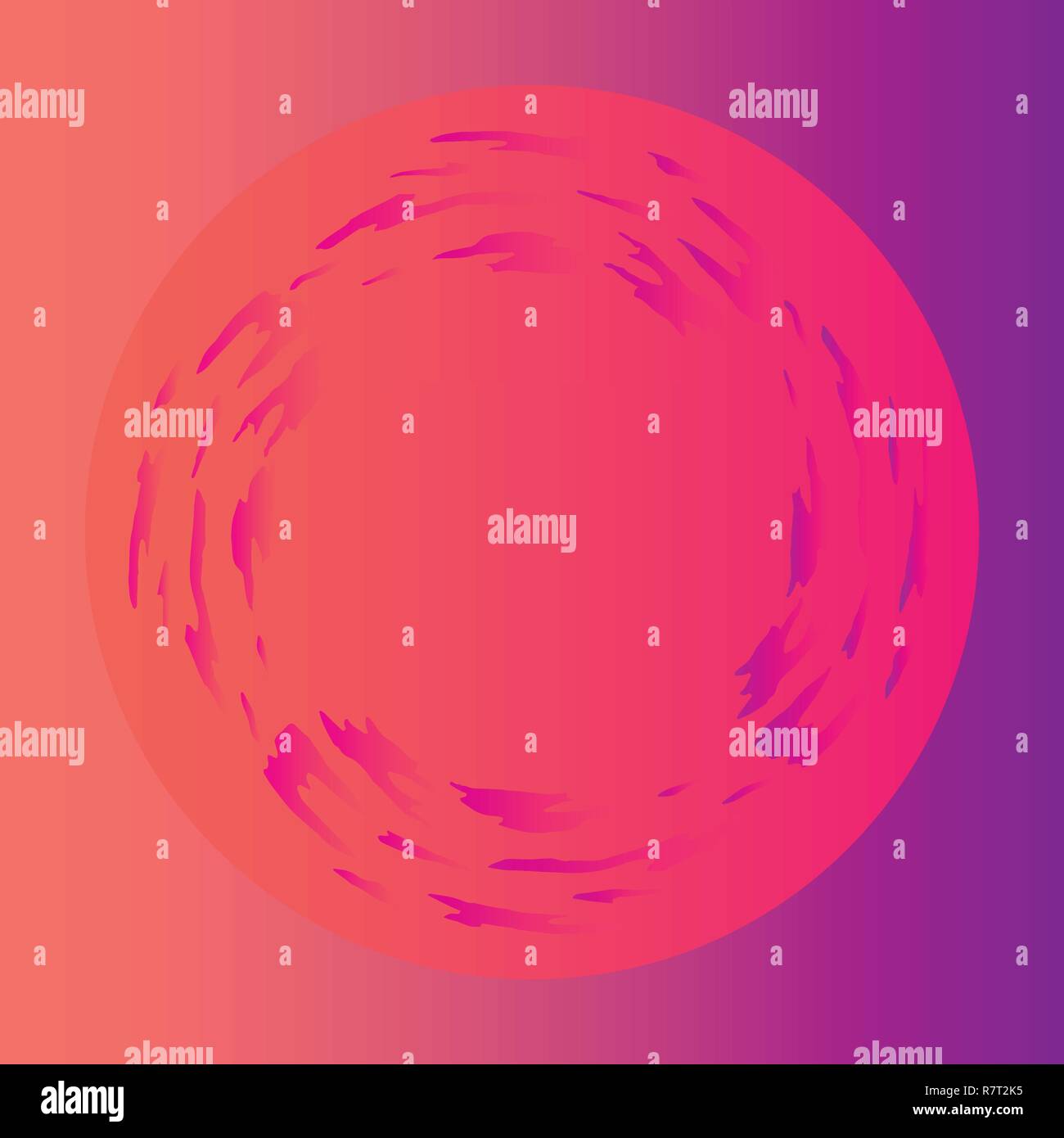 Vector image surréaliste en couleur corail vivant qui peut être utilisé comme arrière-plan. Illustration de Vecteur