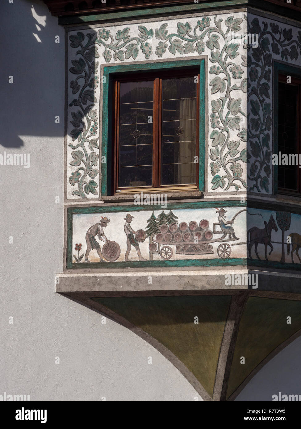 Brasserie Forst, Lagundo près de Merano, Région du Sud, l'Italie, l'Europe Tyrol-Bolzano Banque D'Images