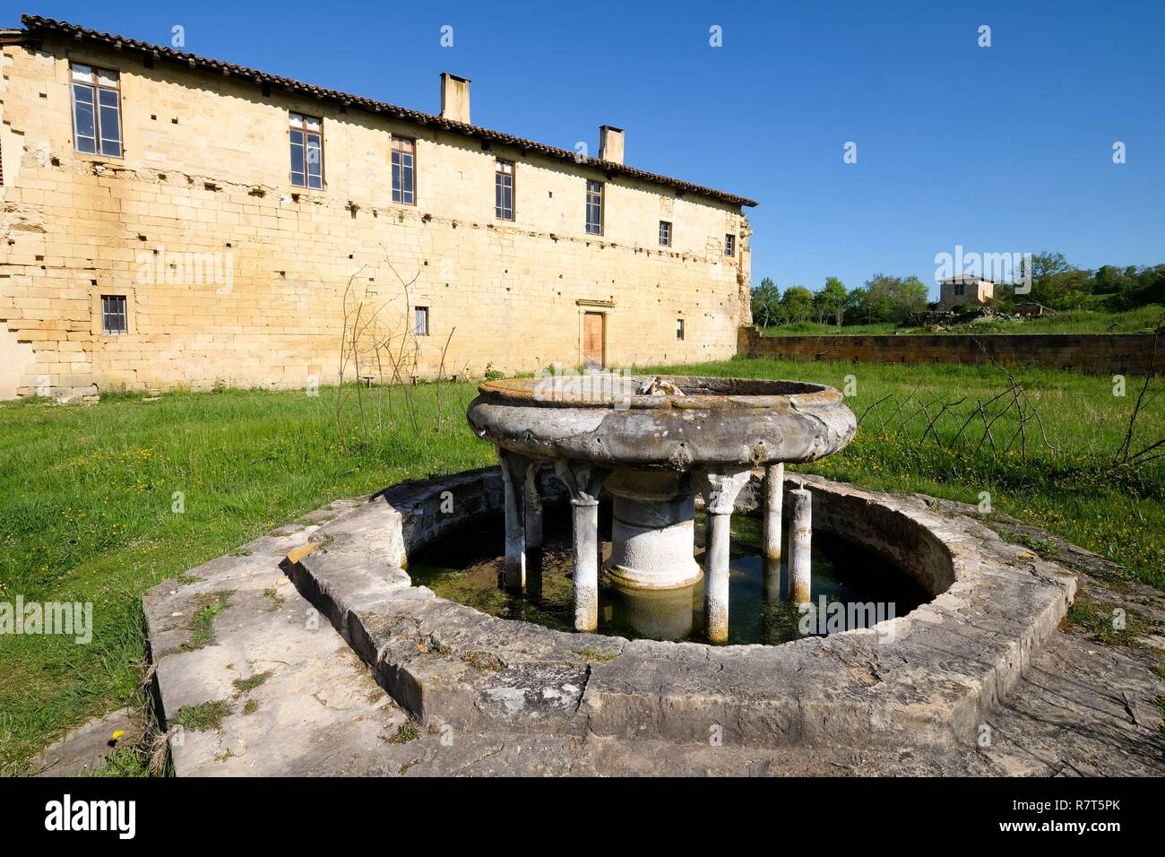 France, Haute Garonne, Proupiary, l'abbaye de Bonnefont Banque D'Images