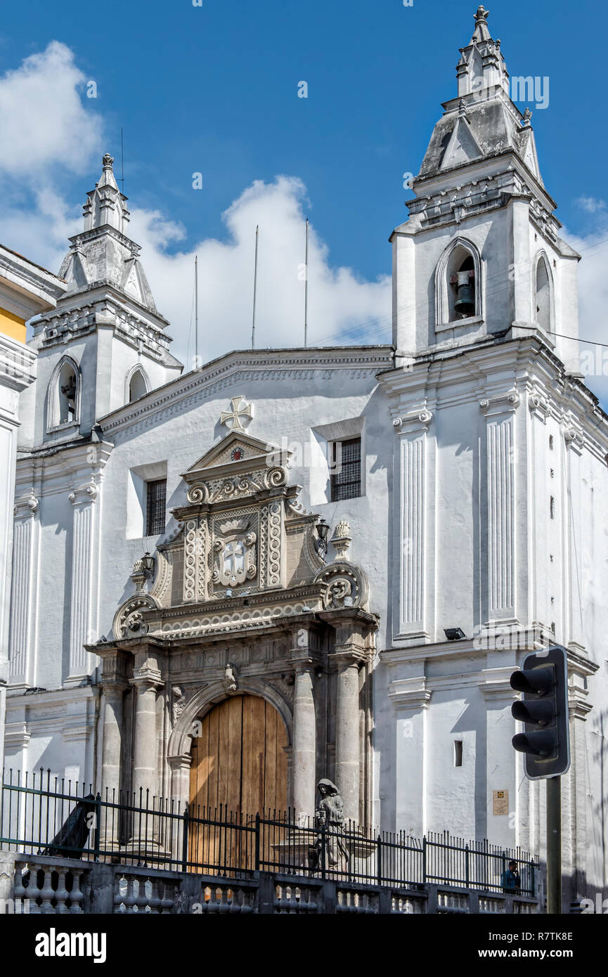 El Carmen Alto Couvent, Quito, Équateur, la province de Pichincha Banque D'Images