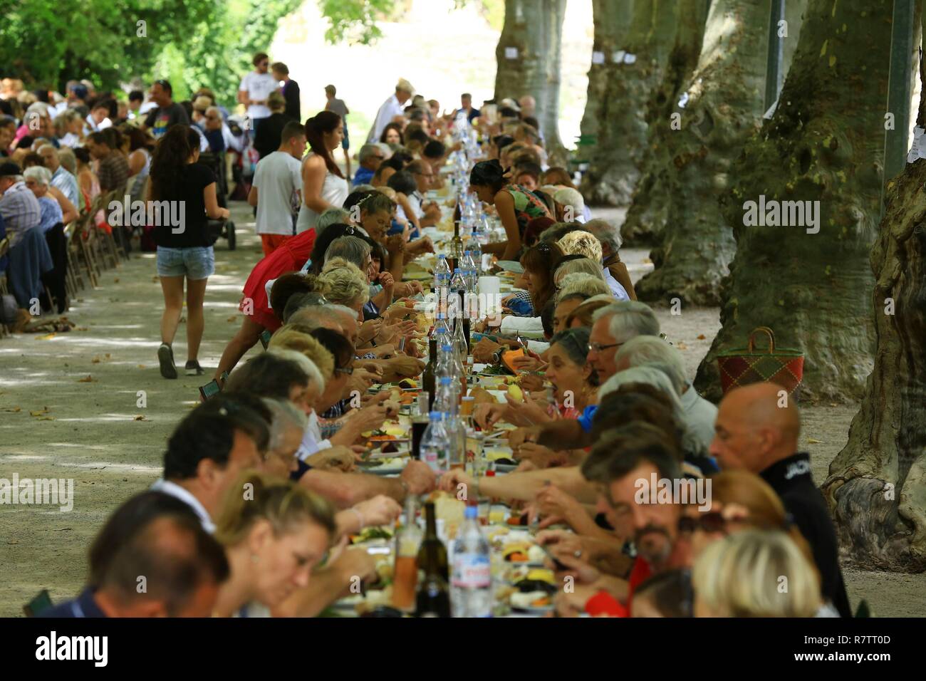 La France, Var, Dracenie, Montferrat, fête de Saint Roch, le 16 août, 2015 Banque D'Images