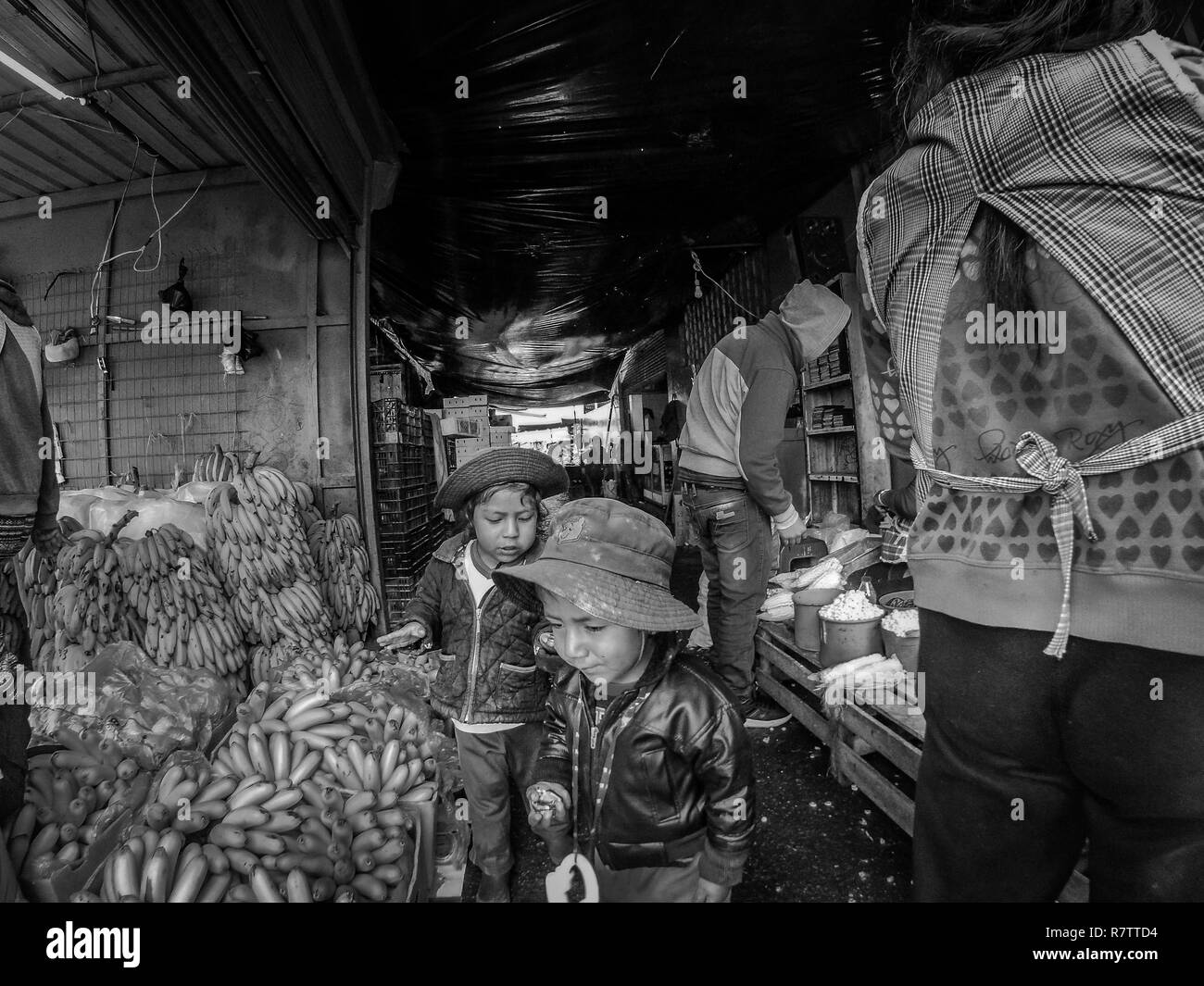 Marché rural de l'Amérique du Sud Banque D'Images