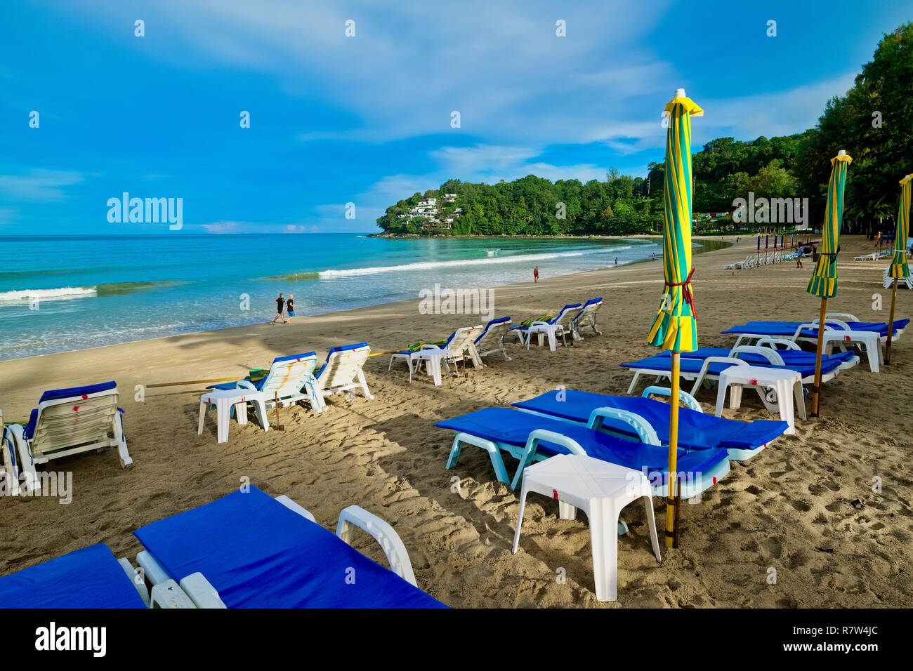 Tôt le matin voir de Kamala Beach, Phuket, Thailand Banque D'Images