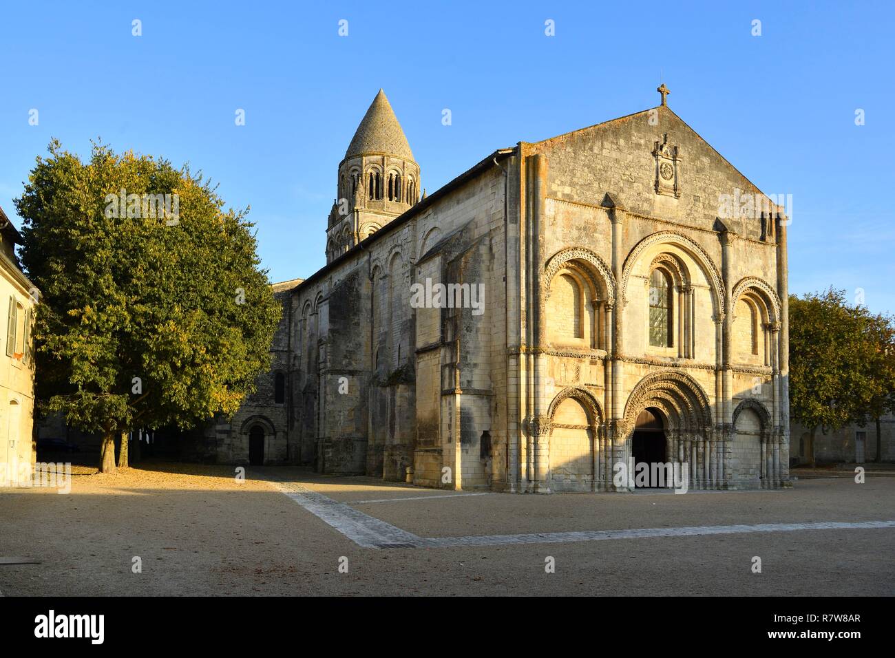 En France, en Charente Maritime, Saintes, Saintonge, l'abbaye Sainte Marie des Dames Banque D'Images