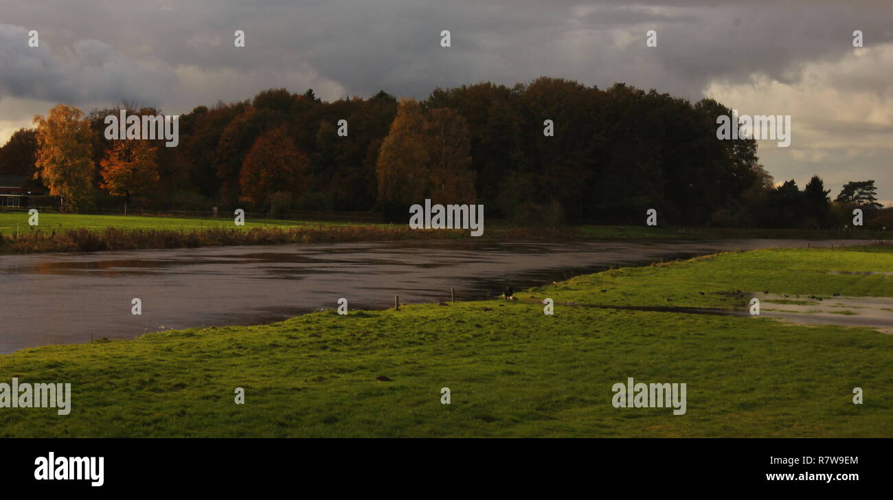 Paysage hollandais Banque D'Images