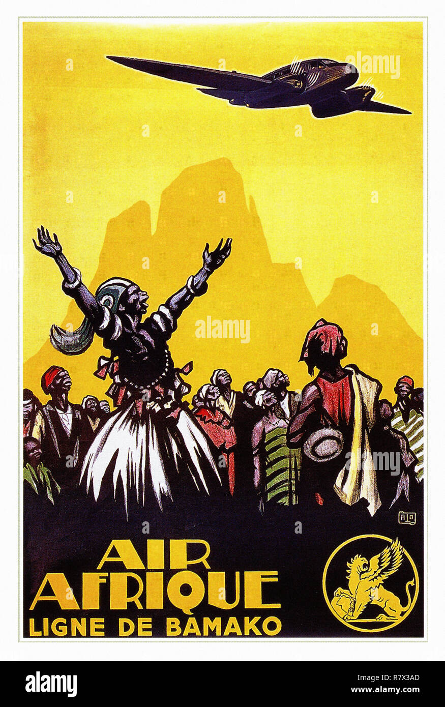 Valise Pliable Air Afrique – Vintage Années 70/90, Fabrication Française (neuf)