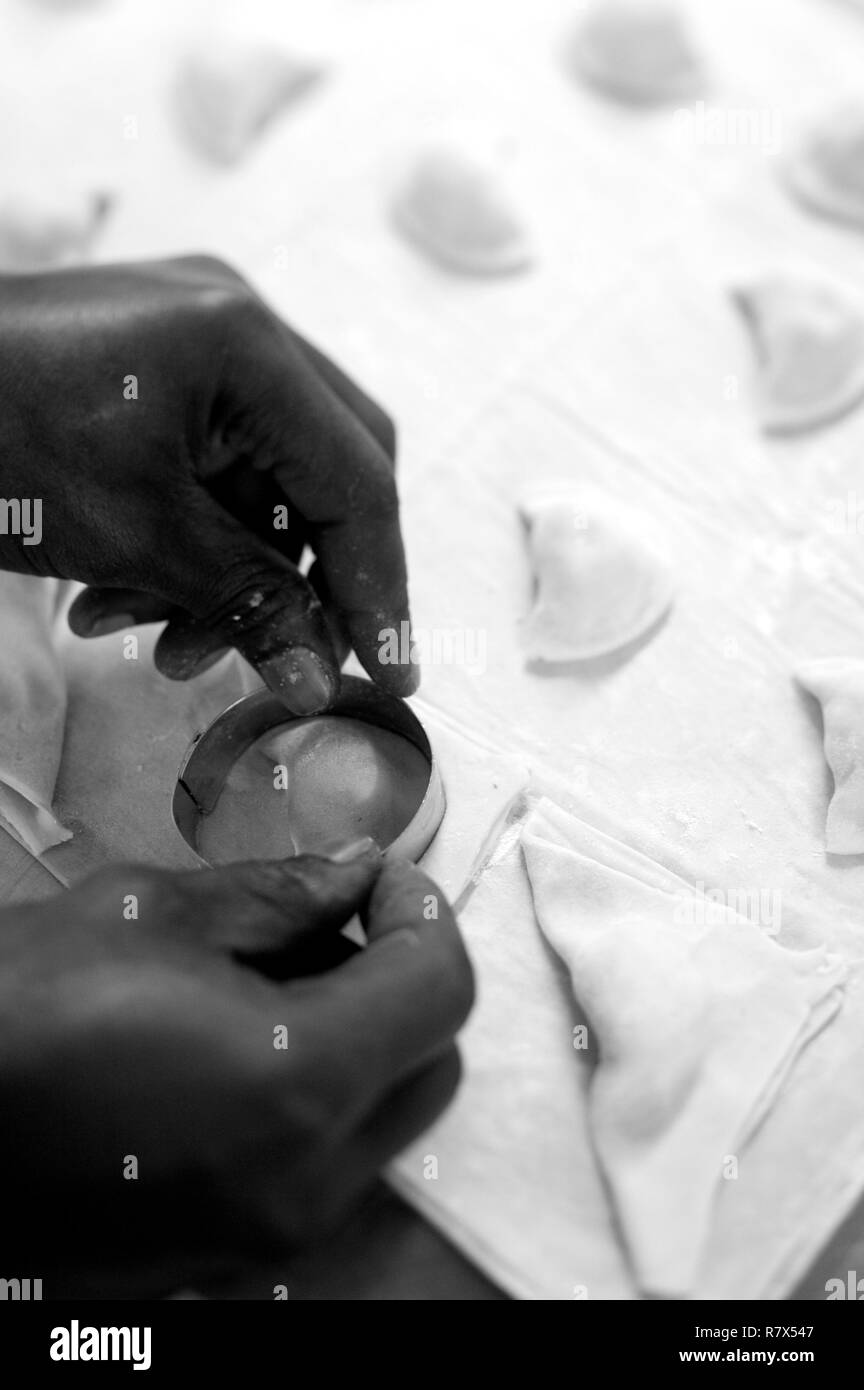 France, Paris, le traiteur Potel et Chabot, laboratoire de Chaillot Banque D'Images