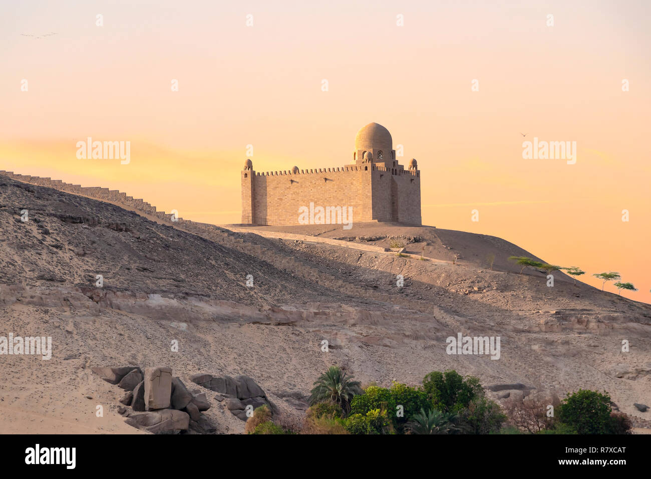 Le mausolée de l'Aga Khan, Assouan, Egypte Banque D'Images