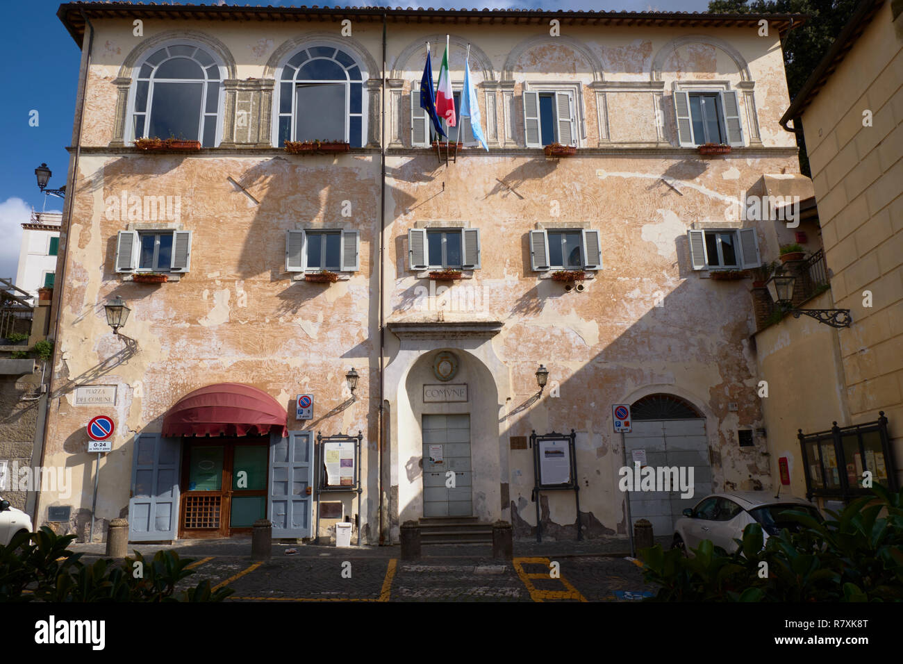 Hôtel de ville de Carpi, lazio, Italie Banque D'Images
