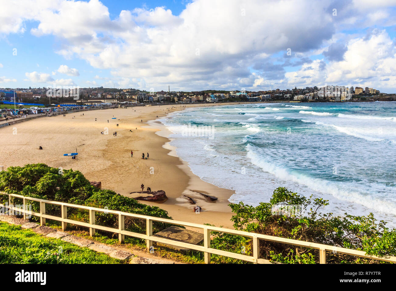 Bondi Beach, New South Wales, Australie, sur une journée calme Banque D'Images
