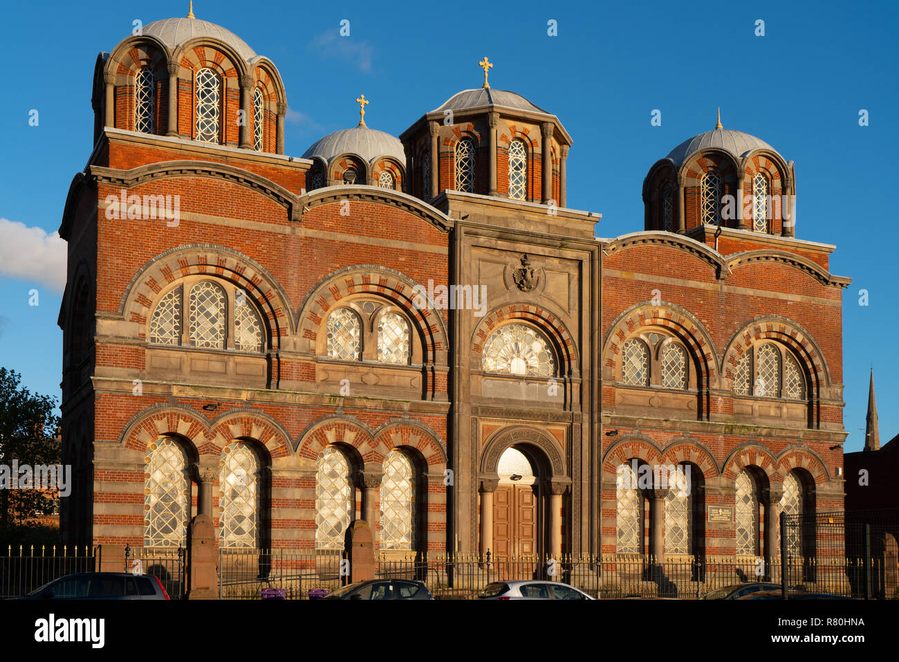 Église orthodoxe grecque, Princes Road, Liverpool 8. Image prise en novembre 2018. Banque D'Images