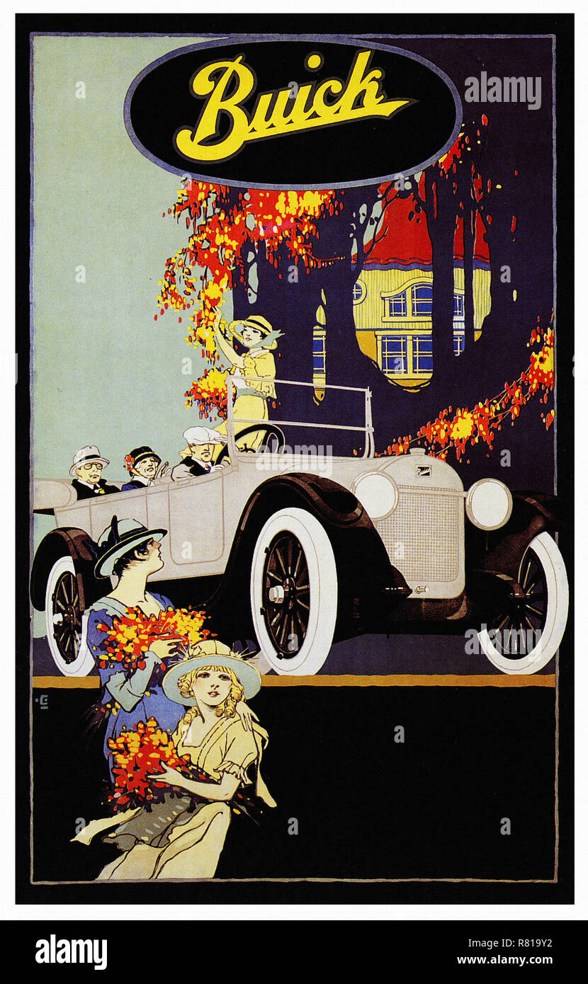 Affiche publicitaire buick Banque de photographies et d’images à haute ...