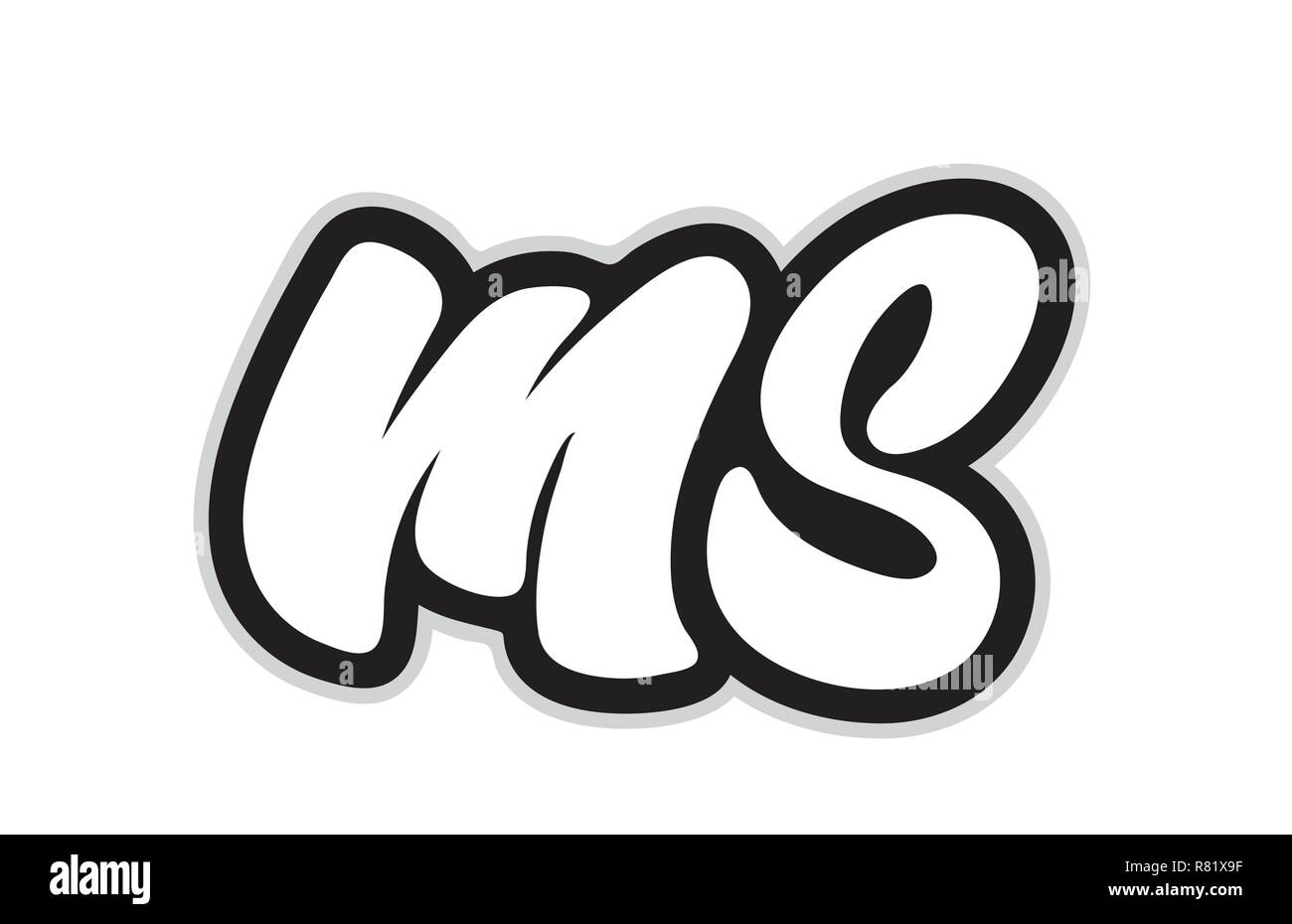 Ms logo Banque d'images noir et blanc - Page 2 - Alamy