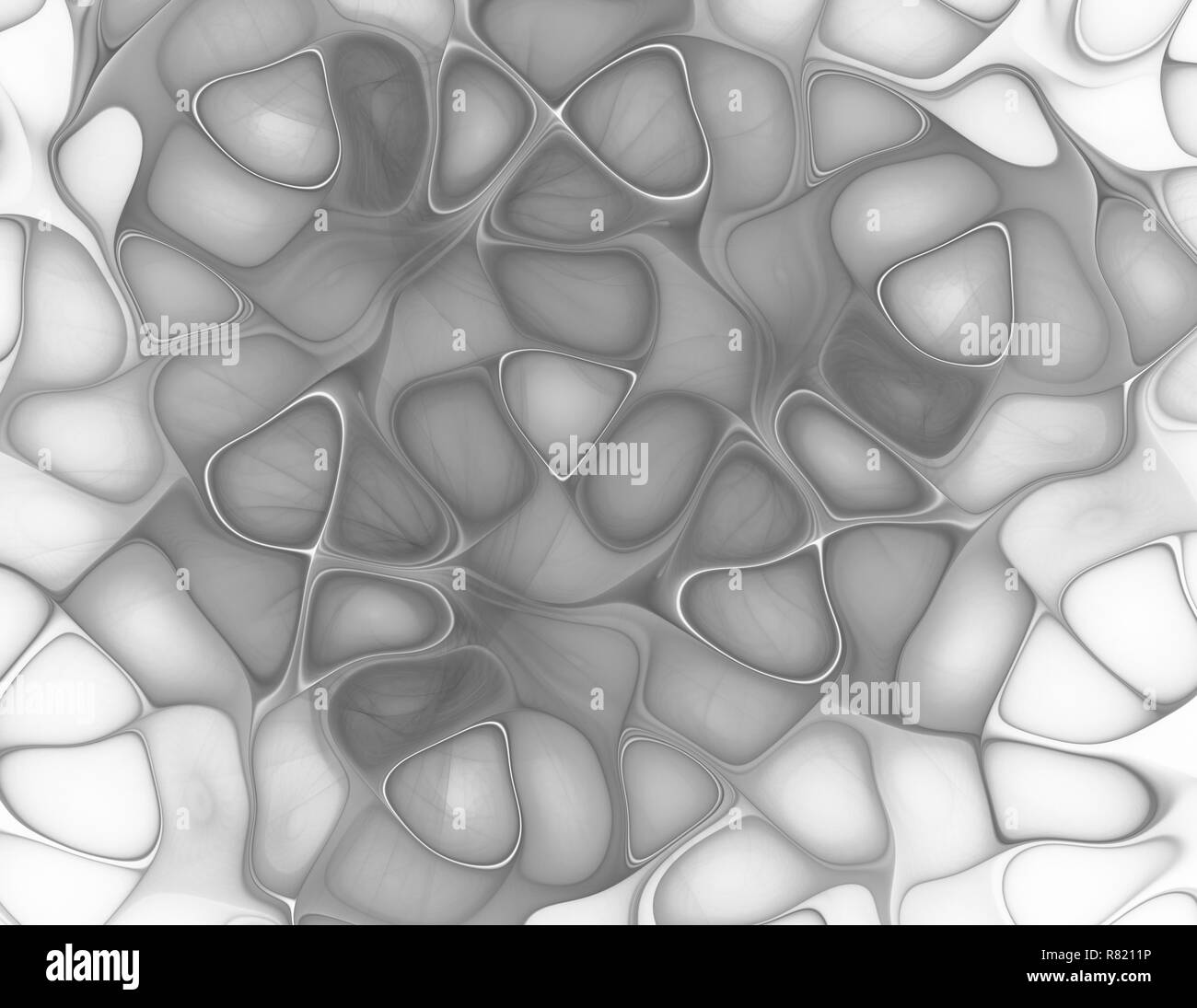 Résumé d'un zoom arrière-plan des cellules, de l'image. Géométrique, formes organiques. Une belle toile de fond pour le substrat. Banque D'Images