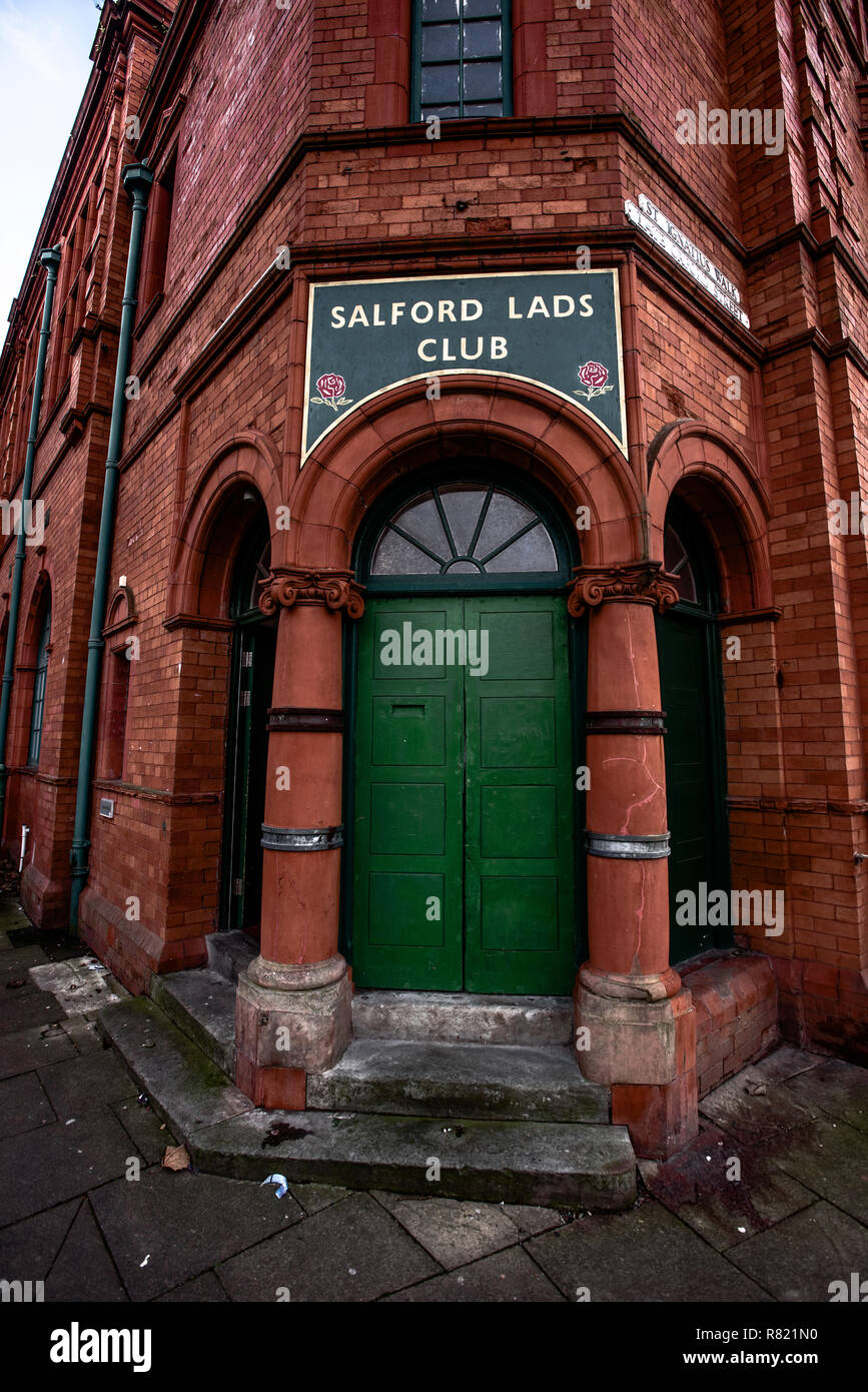 Salford Lads Club. Salford, Greater Manchester, UK. Banque D'Images