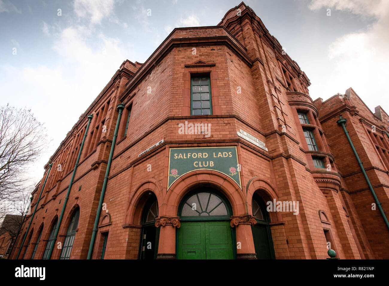 Salford Lads Club. Salford, Greater Manchester, UK. Banque D'Images