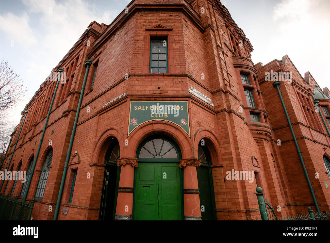 Salford Lads Club. Salford, Greater Manchester, UK. Banque D'Images