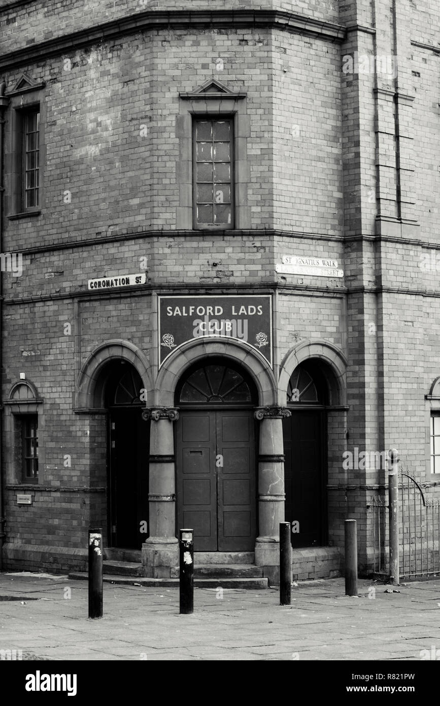 Salford Lads Club. Salford, Greater Manchester, UK. Banque D'Images