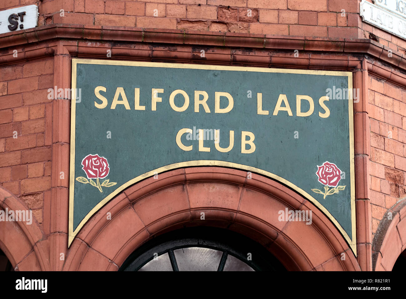 Salford Lads Club. Salford, Greater Manchester, UK. Banque D'Images