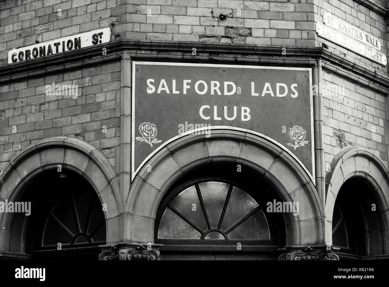 Salford Lads Club. Salford, Greater Manchester, UK. Banque D'Images