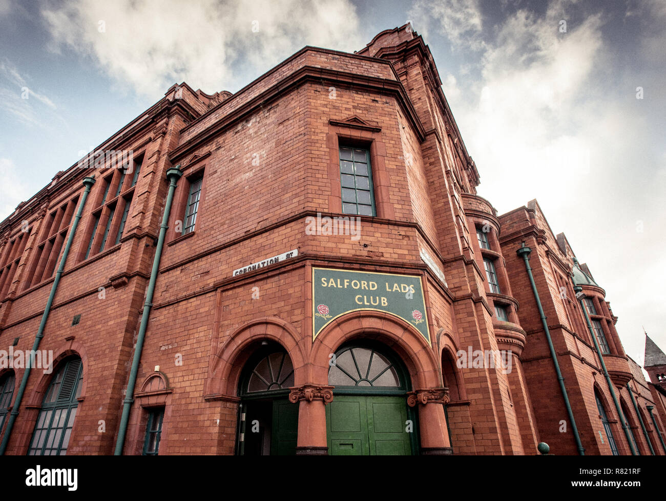 Salford Lads Club. Salford, Greater Manchester, UK. Banque D'Images