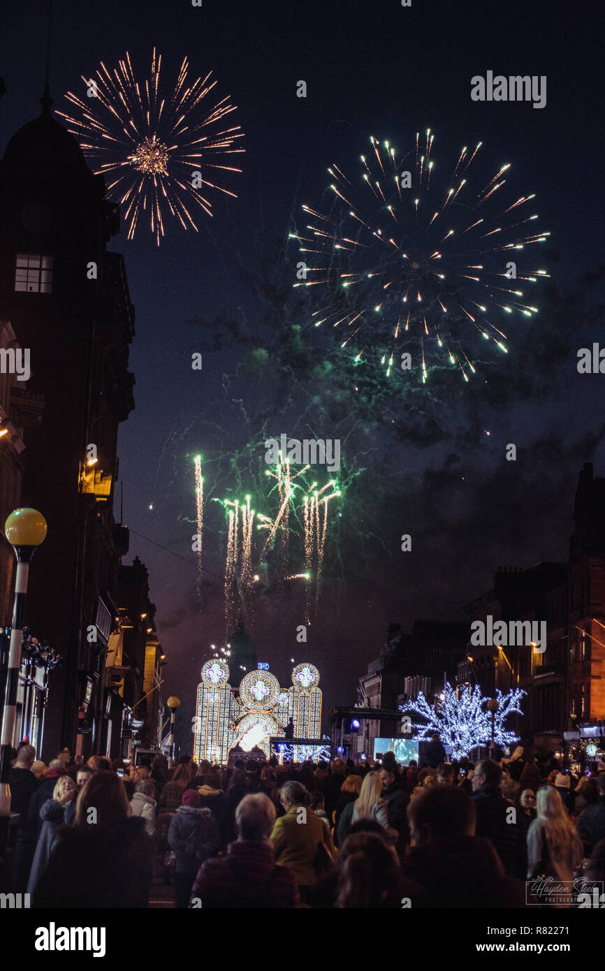 Les marchés de Noël d'Édimbourg en 2018. EDITORIAL d'Édimbourg. Edimbourg en hiver. Banque D'Images