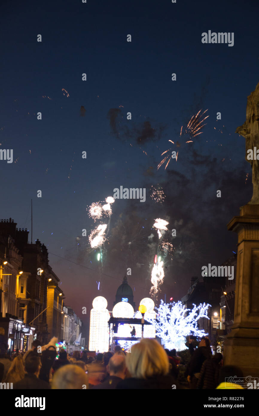 Les marchés de Noël d'Édimbourg en 2018. EDITORIAL d'Édimbourg. Edimbourg en hiver. Banque D'Images