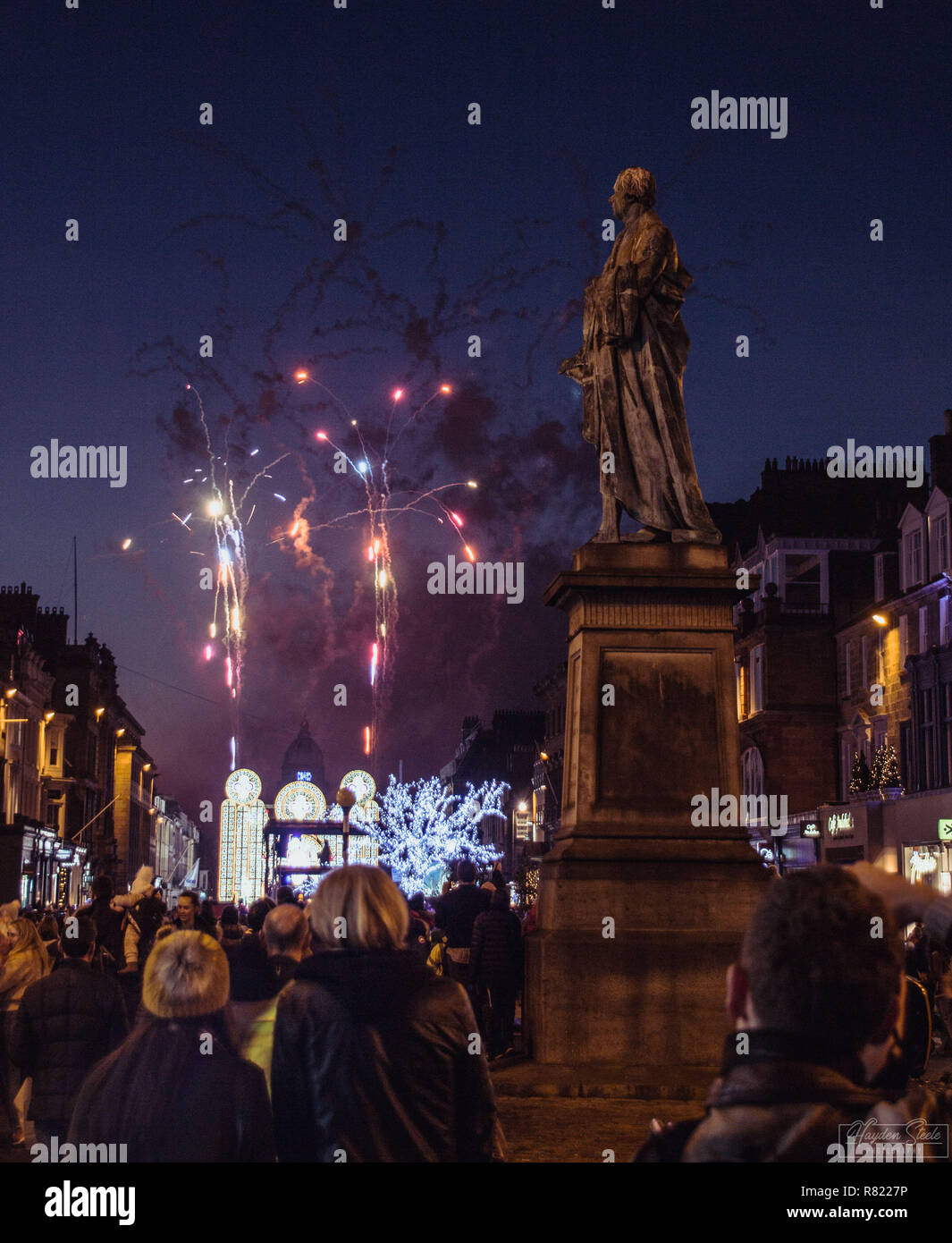 Les marchés de Noël d'Édimbourg en 2018. EDITORIAL d'Édimbourg. Edimbourg en hiver. Banque D'Images