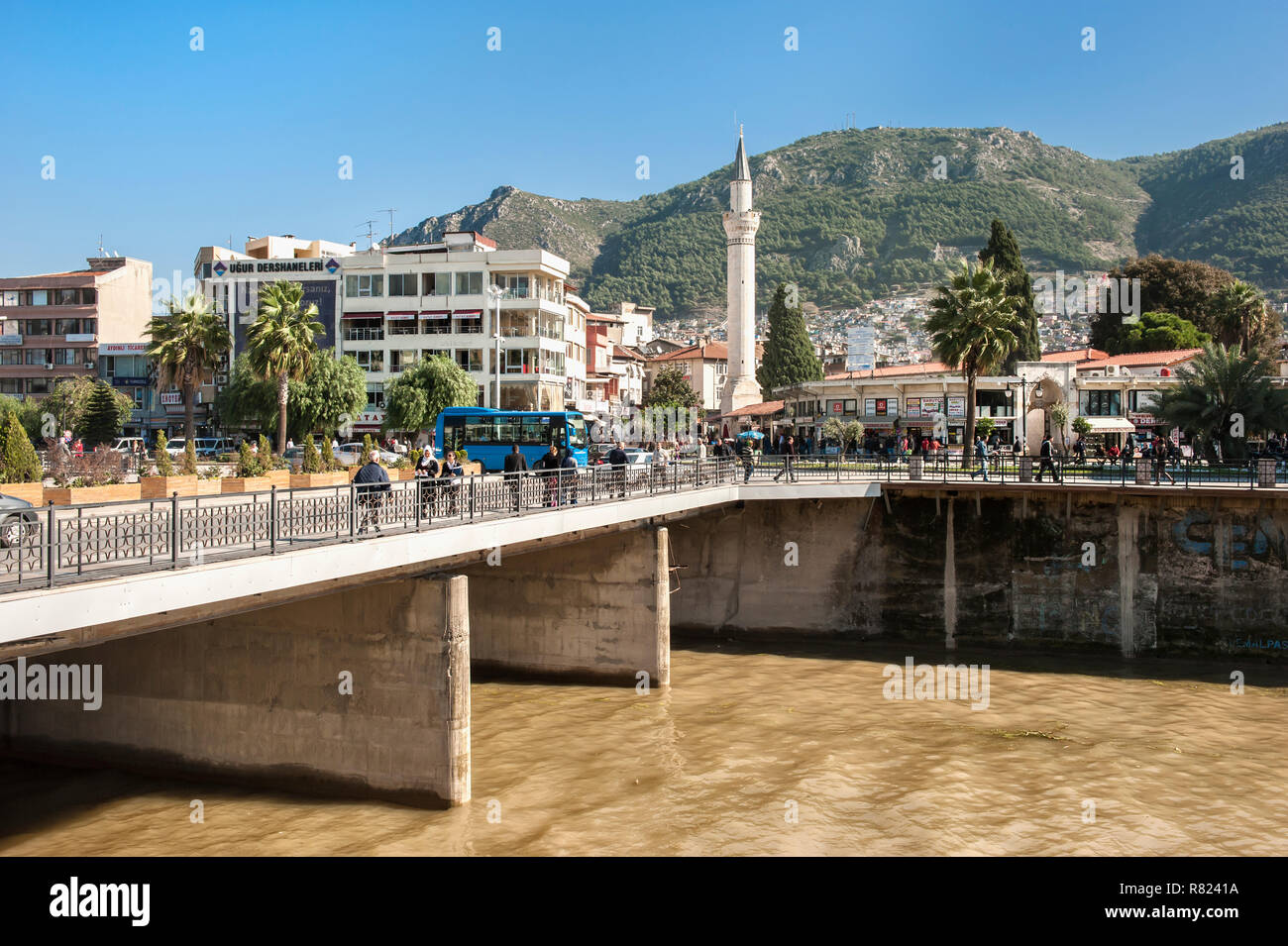 Pont sur l'Oronte, Antakya, province de Hatay, Turquie Banque D'Images