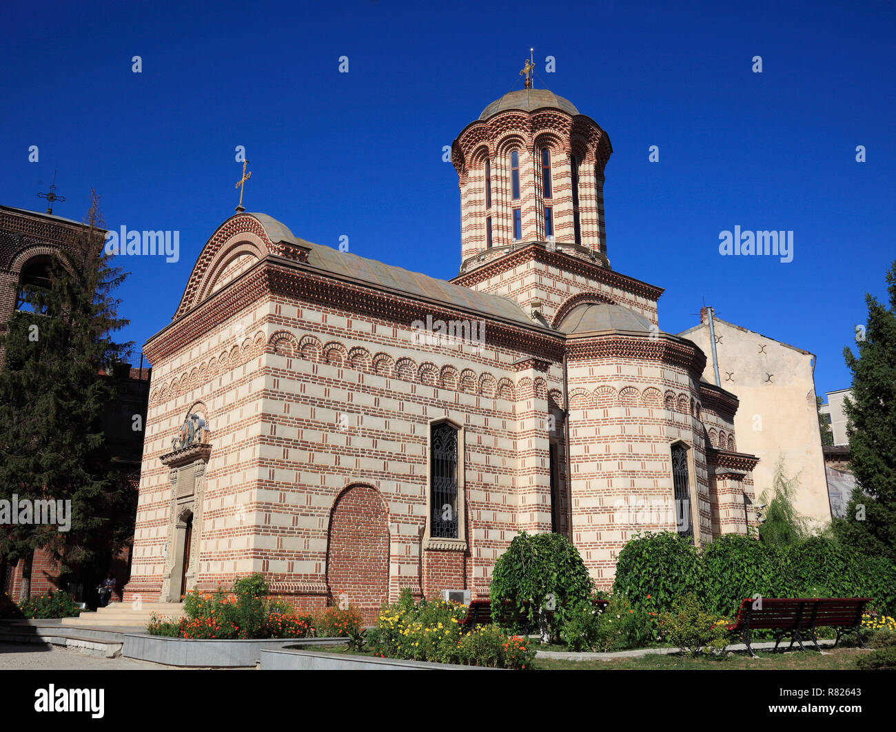 Biserica Domneasca, ancienne église princière, plus ancienne église de Bucharest, Bucarest, Roumanie, București Banque D'Images