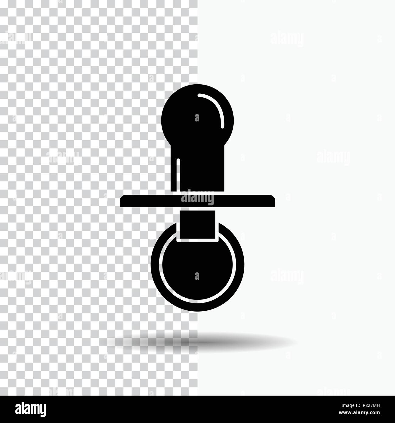 Bebe Tetine Sucette Factice Pour Les Enfants L Icone Glyphe Sur Fond Transparent Icone Noire Image Vectorielle Stock Alamy